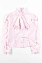 Pink Lace Poet Blouse