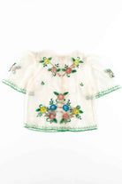 Hippie Floral Sheer Vintage Top