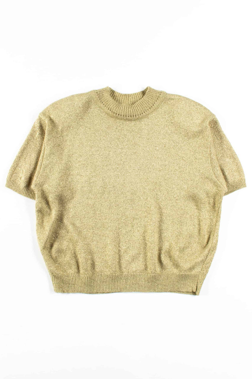 Gold Metallic Blouse