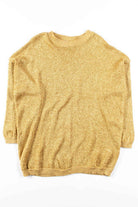 Gold Sparkly Metallic Sweater