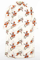White Floral Ao Dai