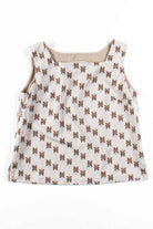 Brown Butterflies Tank Top