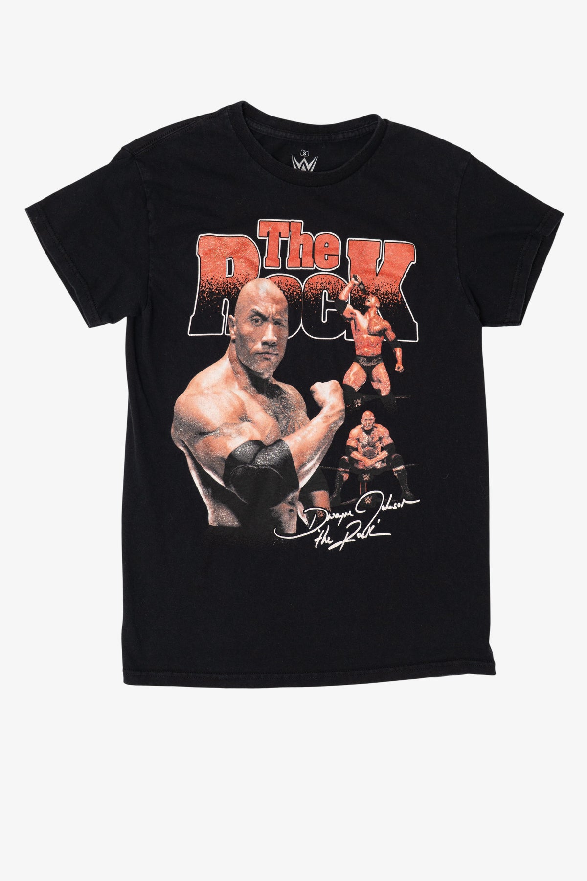 WWE Authentic Wear Dwayne The Rock Johnson T-Shirt (2020s)