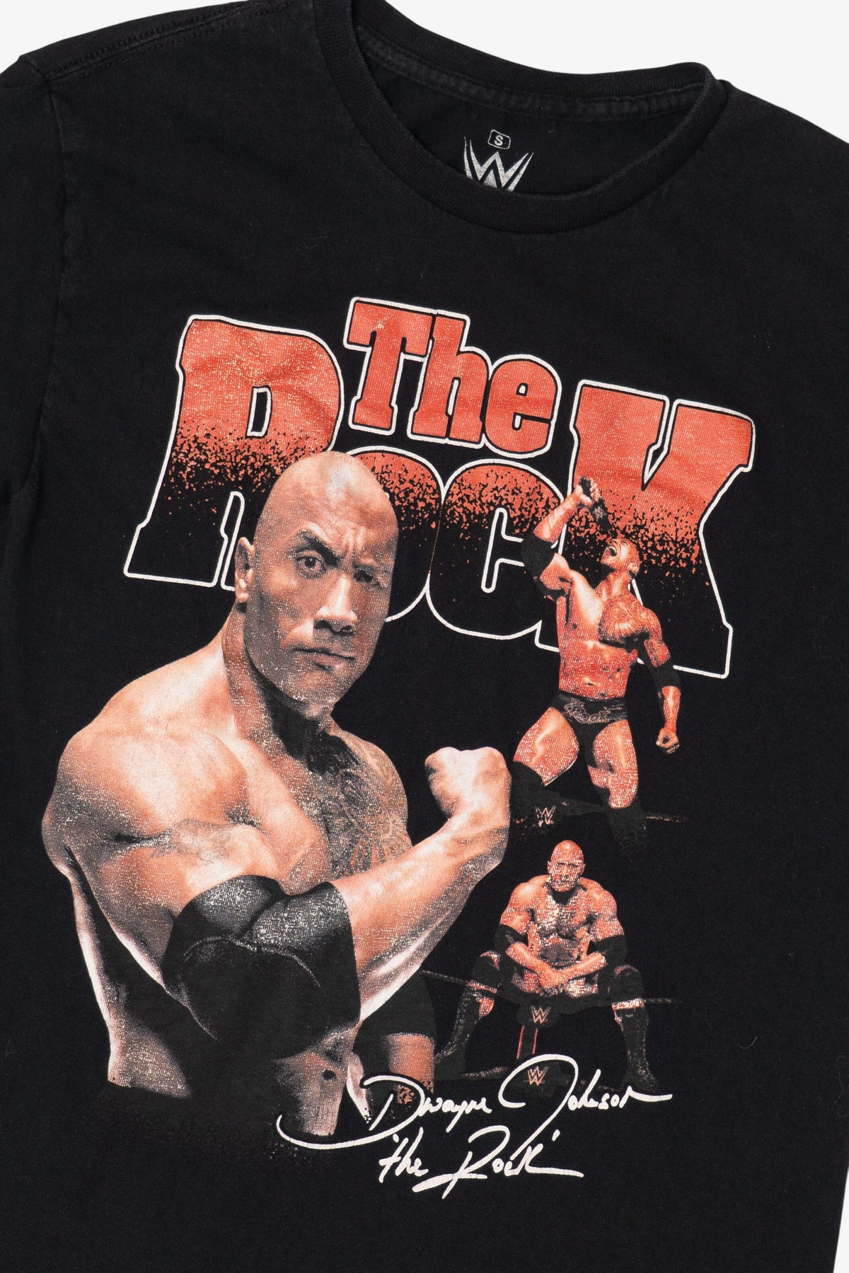 WWE Authentic Wear Dwayne The Rock Johnson T-Shirt (2020s)