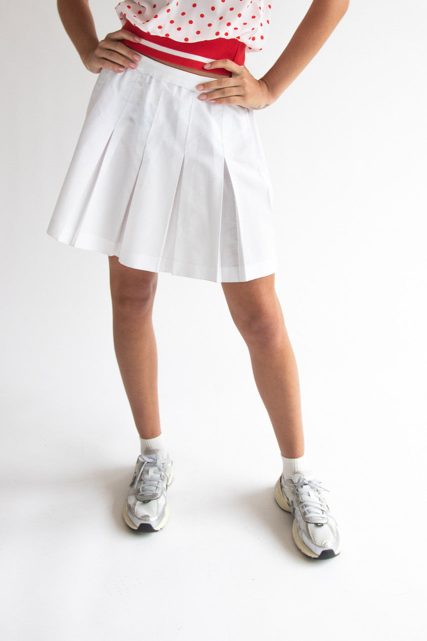 Vintage White Tennis Skirt (sz. 14)
