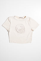 Moon Mushrooms Cropped Tee