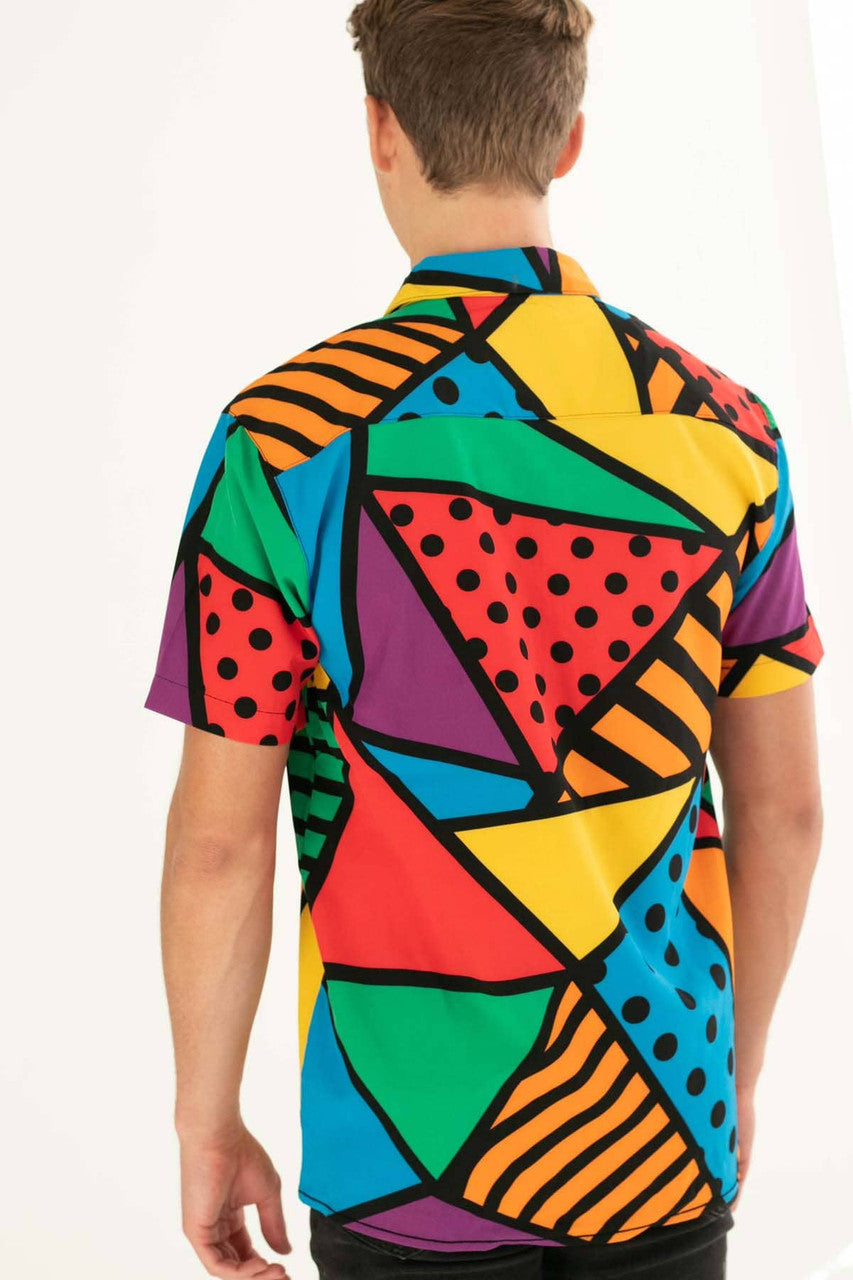 What's Your Angle Button Up Shirt