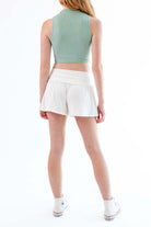 White Active Skort
