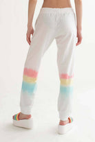 Cancun White Tie Dye Joggers
