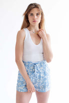 White Deep V Neck Seamless Crop Tank