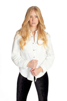 White Diamond Quilted Sweat Jacket