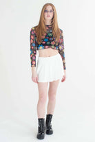 White Exercise Skort