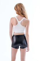 White Hook & Eye Seamless Tank