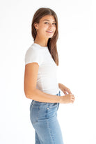 White Mushroom Tee