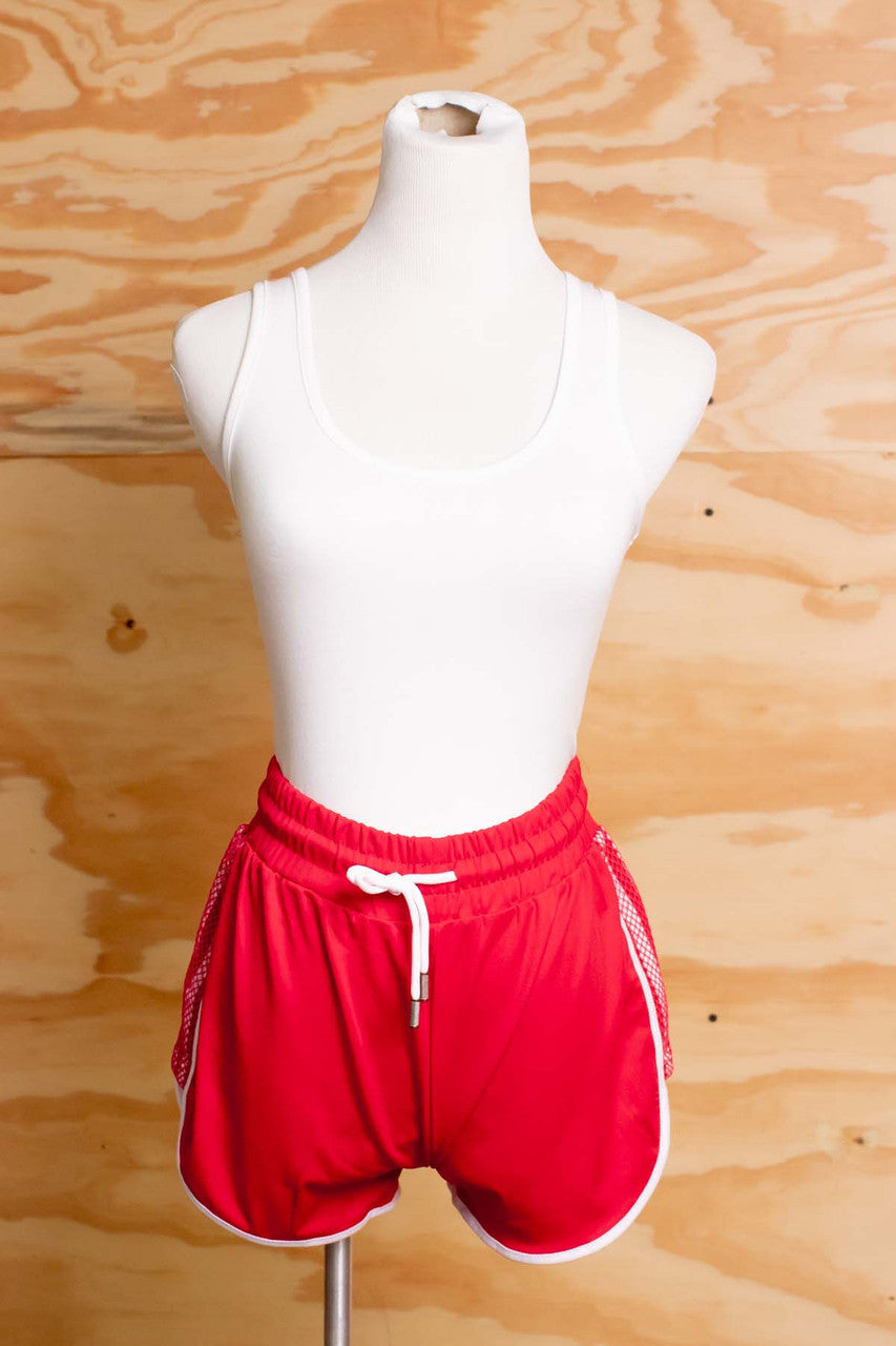 White Racerback Crop Tank 1