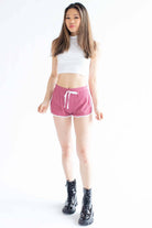 White Seamless Mock Neck Crop Top 1
