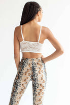 White Rose Lace Notched Bralette