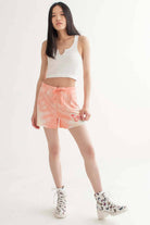 White Seamless Notched Ribbed Crop Tank