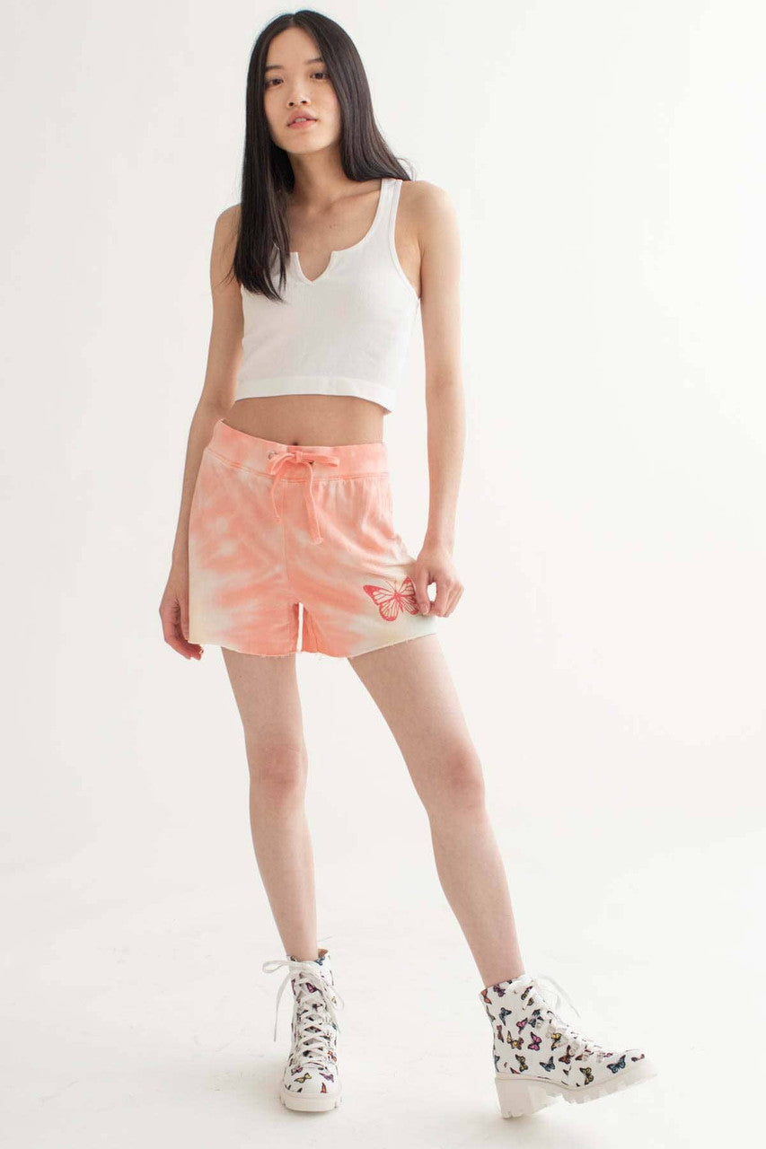 White Seamless Notched Ribbed Crop Tank