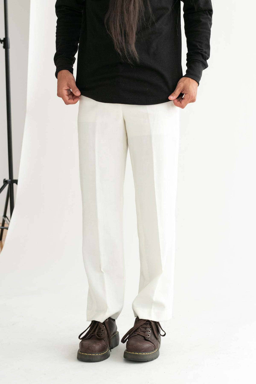 White Wool Pants (sz. 9/10)