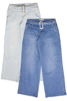 Belted Wide Leg Jeans 