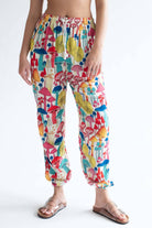 Wild Mushrooms Rayon Pants