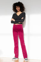 Wine Blaze Corduroy Pants