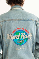 Vintage Hard Rock Cafe Banff Denim Jacket 1282