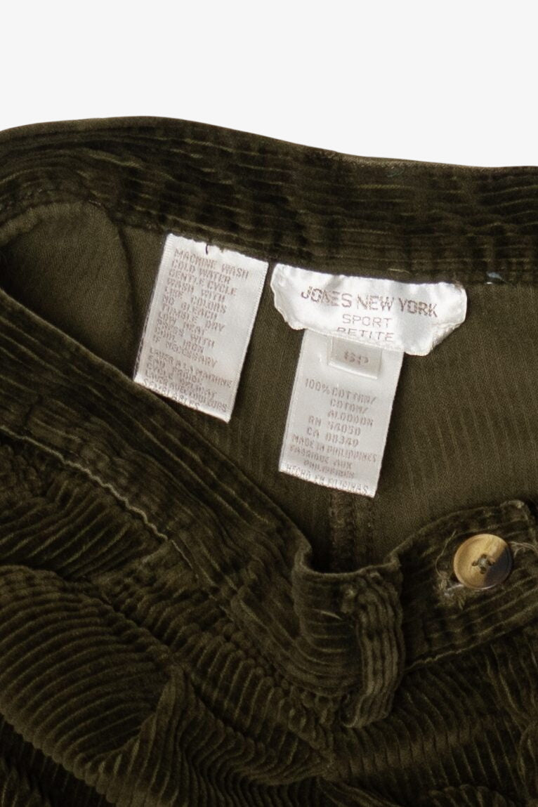 Vintage Dark Green Jones New York Corduroy Pants(1990s)