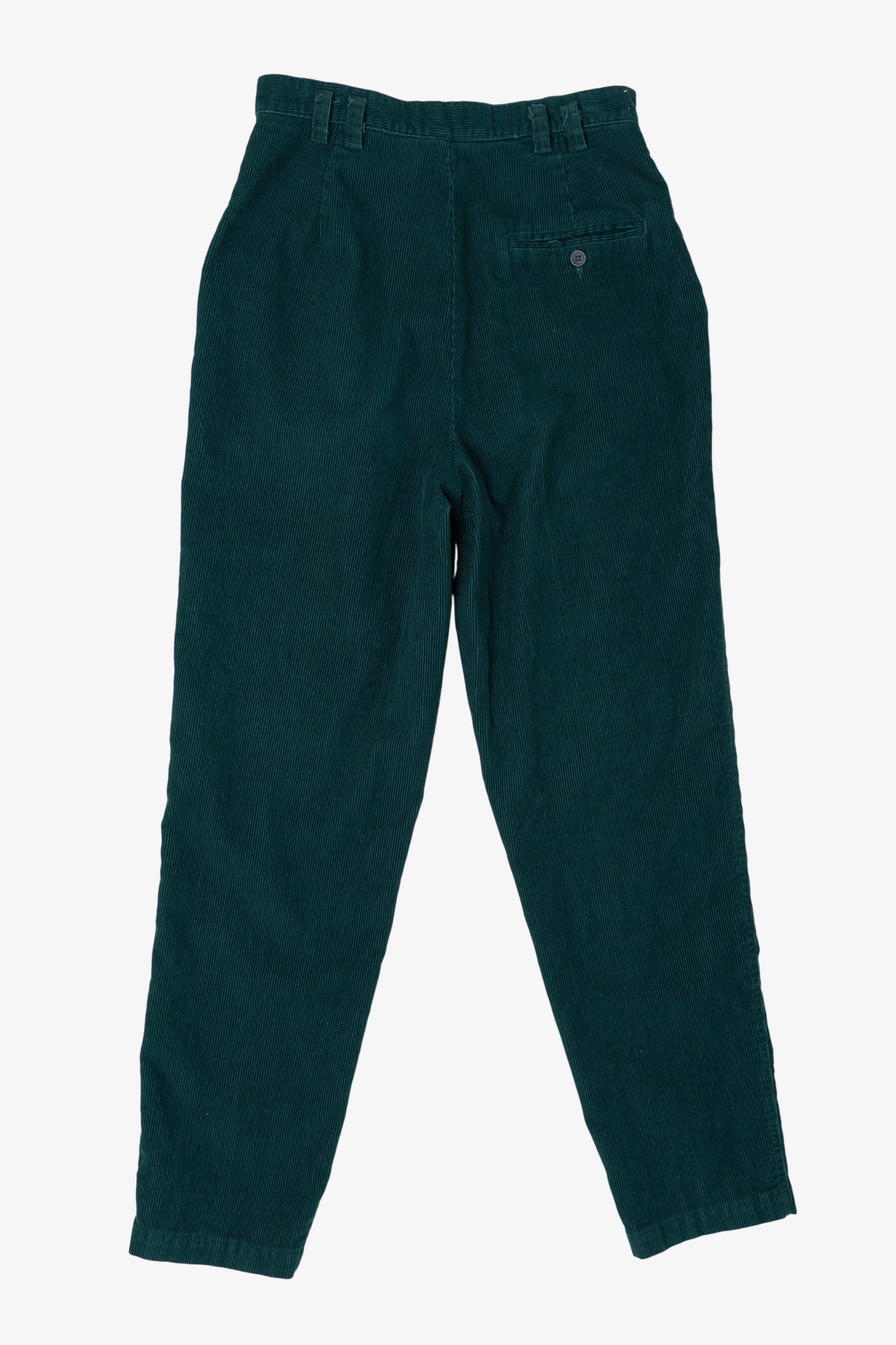 Vintage Dark Green L.L. Bean Corduroy Pants (1990s)