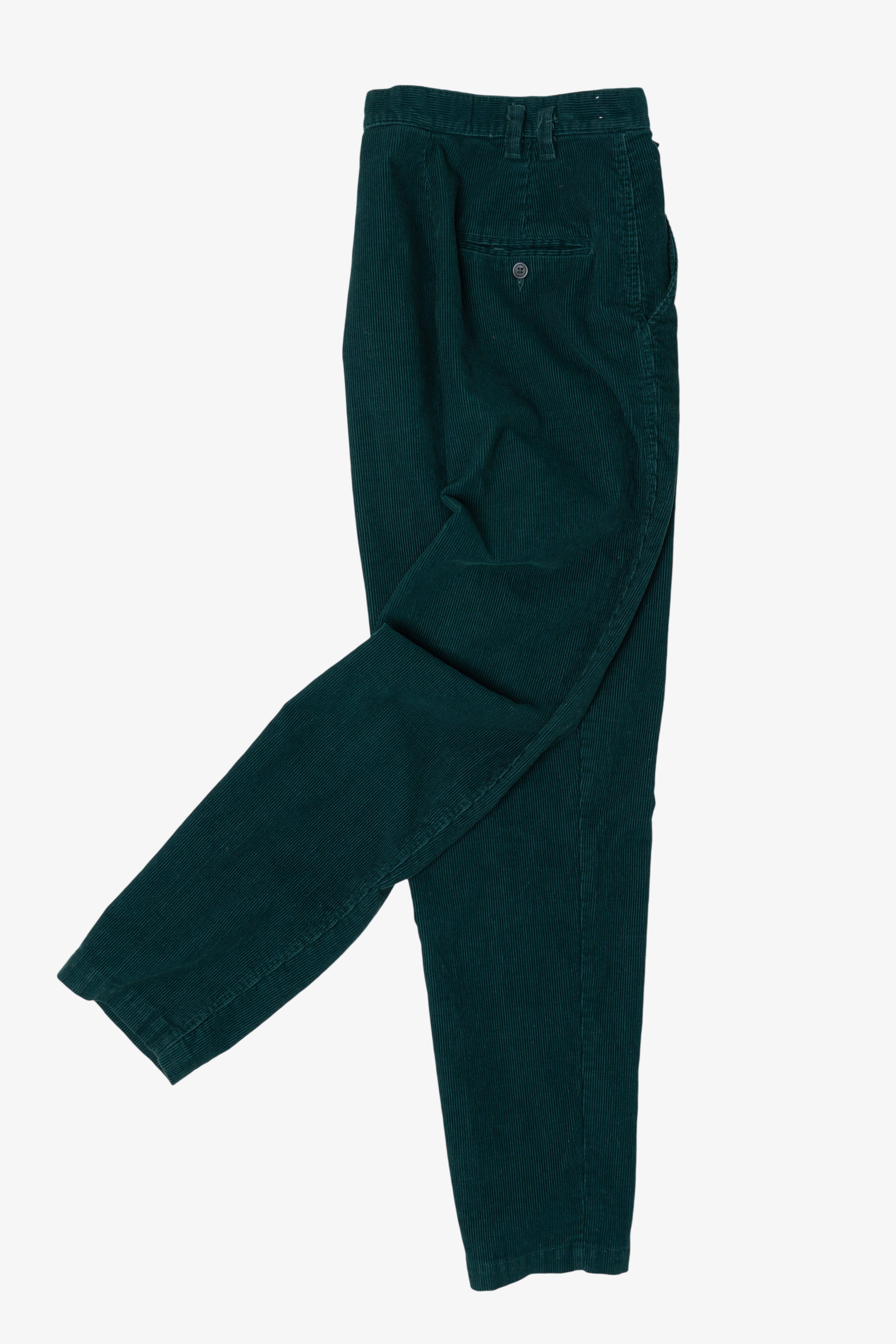 Vintage Dark Green L.L. Bean Corduroy Pants (1990s)