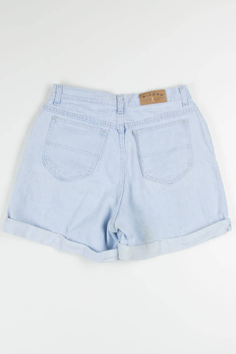 Cuffed Light Wash Denim Shorts (sz. 14 Med)