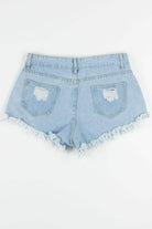 Distressed Cut Off Denim Shorts (sz. Large)