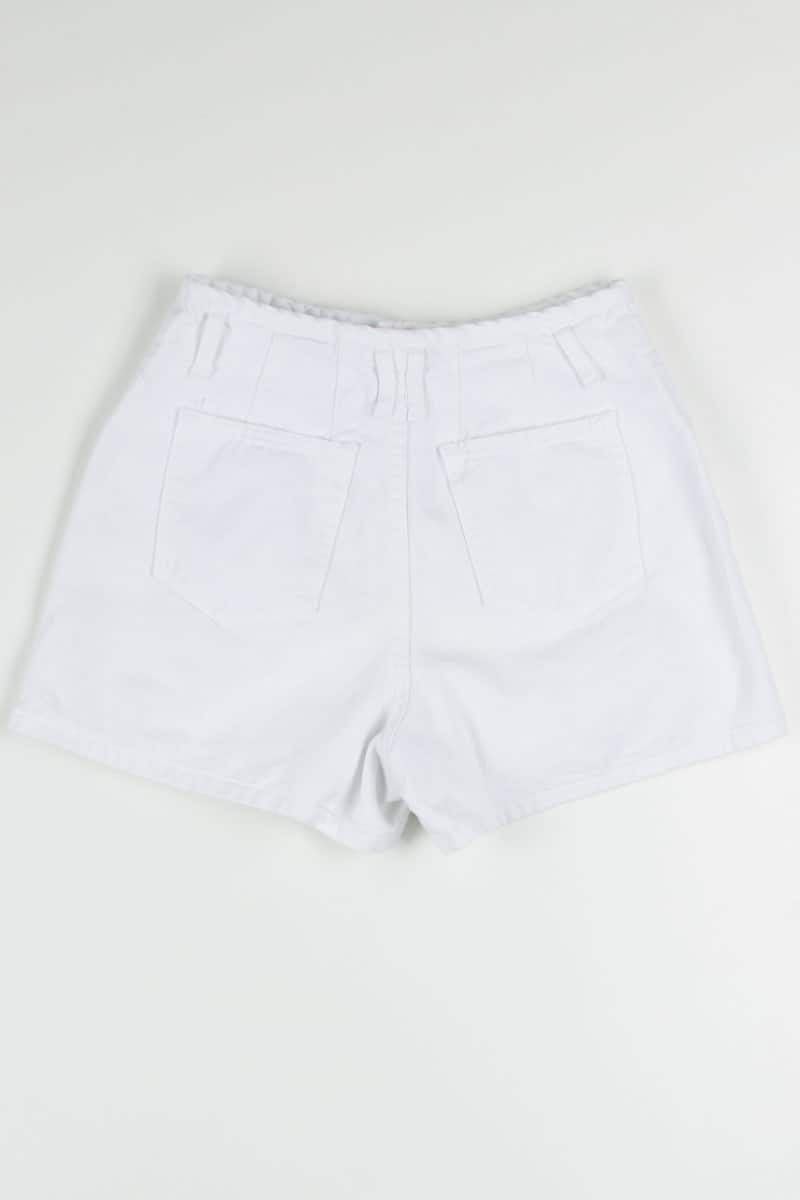 White High Waisted Denim Shorts (sz. 5/6)