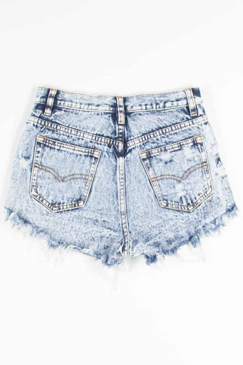Acid Washed Cut Off Denim Shorts (sz. 8)