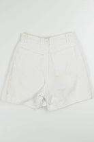 Vintage Lee Pleated White Denim Shorts