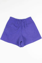 Vintage Purple Pleated Denim Shorts (sz. 10)