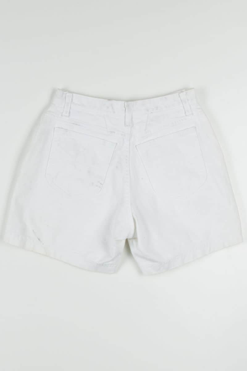 White High Waisted Denim Shorts (sz. 8 M)