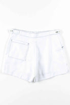 White & Navy Denim Shorts (sz. Large)