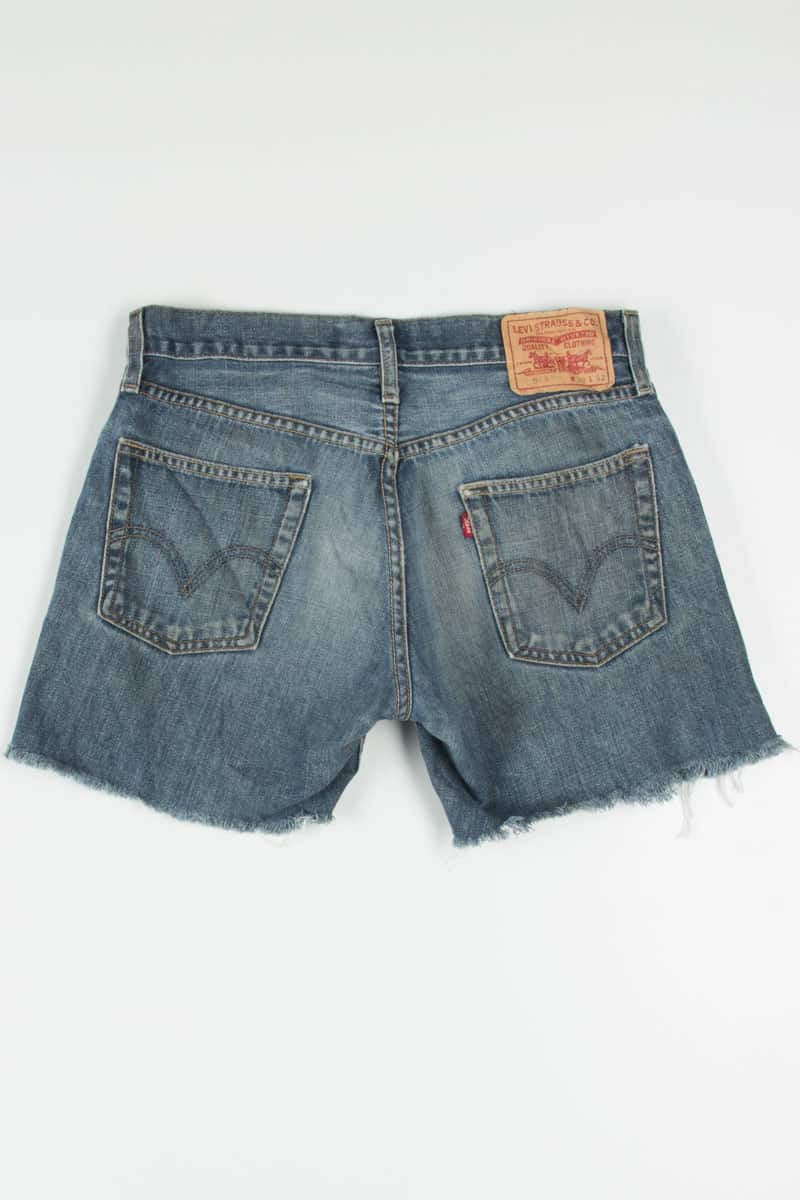 Dark Wash Cut Off Levi's Denim Shorts (sz. 30)