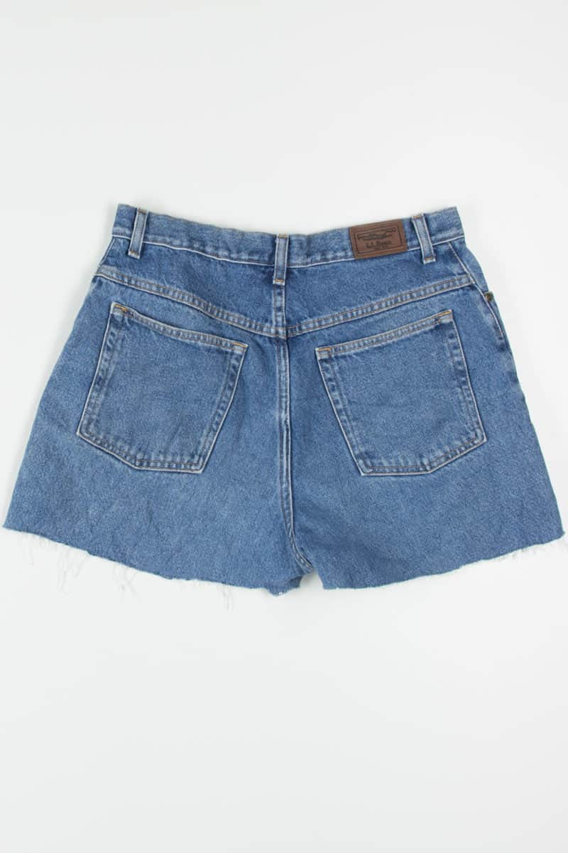 High Rise Cut Off L.L. Bean Denim Shorts (sz. 12 Reg)