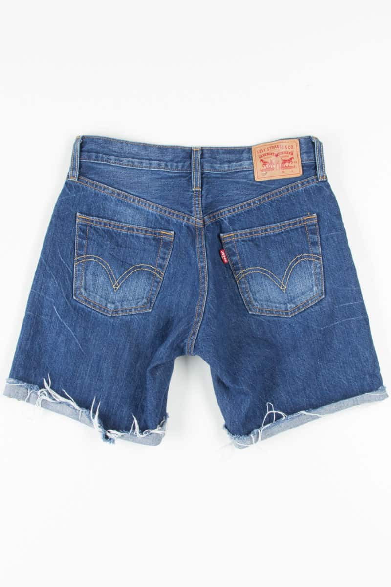 Button Front Cut Off Levi's Denim Shorts (sz. 25)