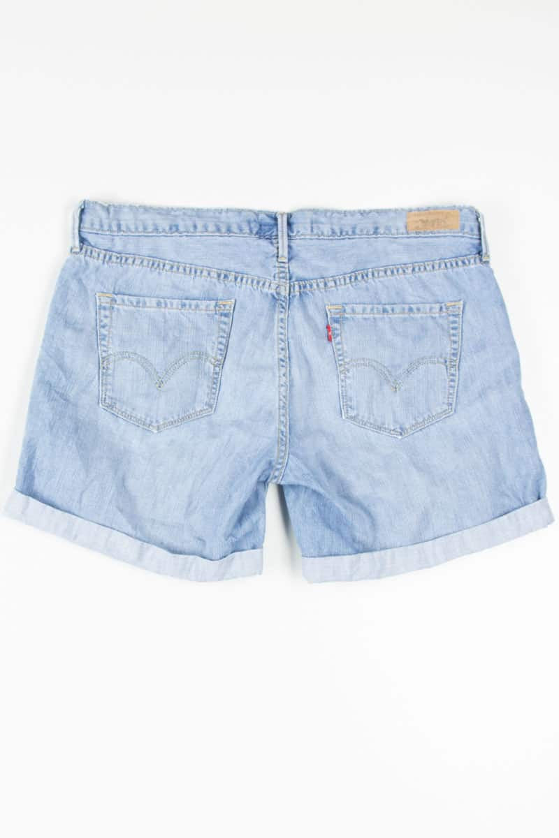 Light Wash Cuffed Levi's Denim Shorts (sz. 12)
