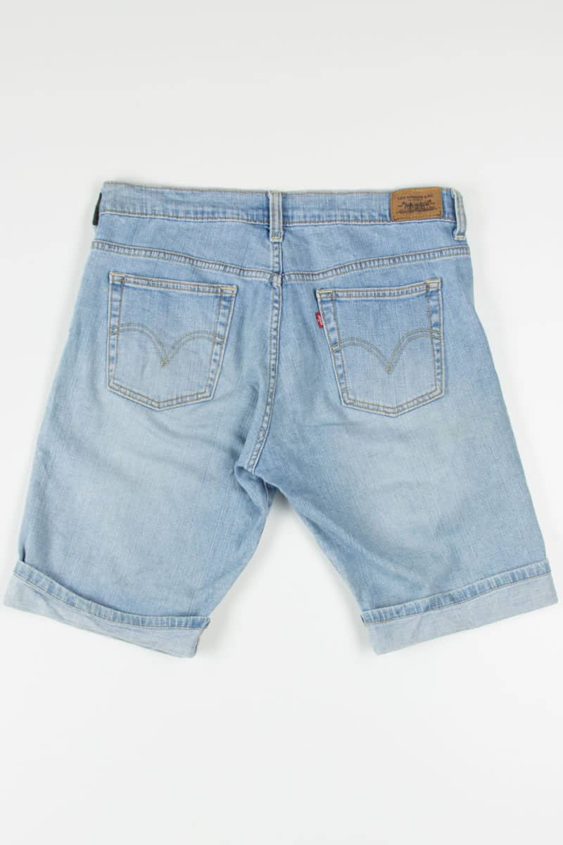 Light Wash Cuffed Levi's Denim Shorts (sz. 8)