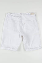 White Cuffed Levi's Denim Bermurda Shorts (sz. 10)
