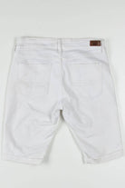 White Cuffed Levi's Denim Bermurda Shorts (sz. 12)