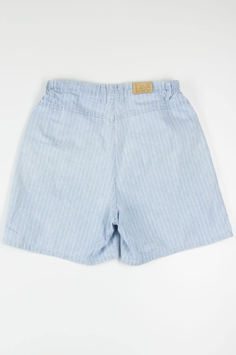 Women's Vintage Lee Striped Denim Shorts 258 (sz. 16 med)