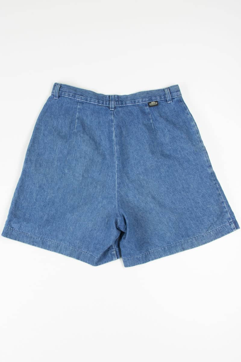 Women's Vintage Lee Pleated Denim Shorts 263 (sz. 12 Pet.)