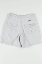 Women's Vintage Cream Wrangler Denim Shorts 308 (sz. 4)
