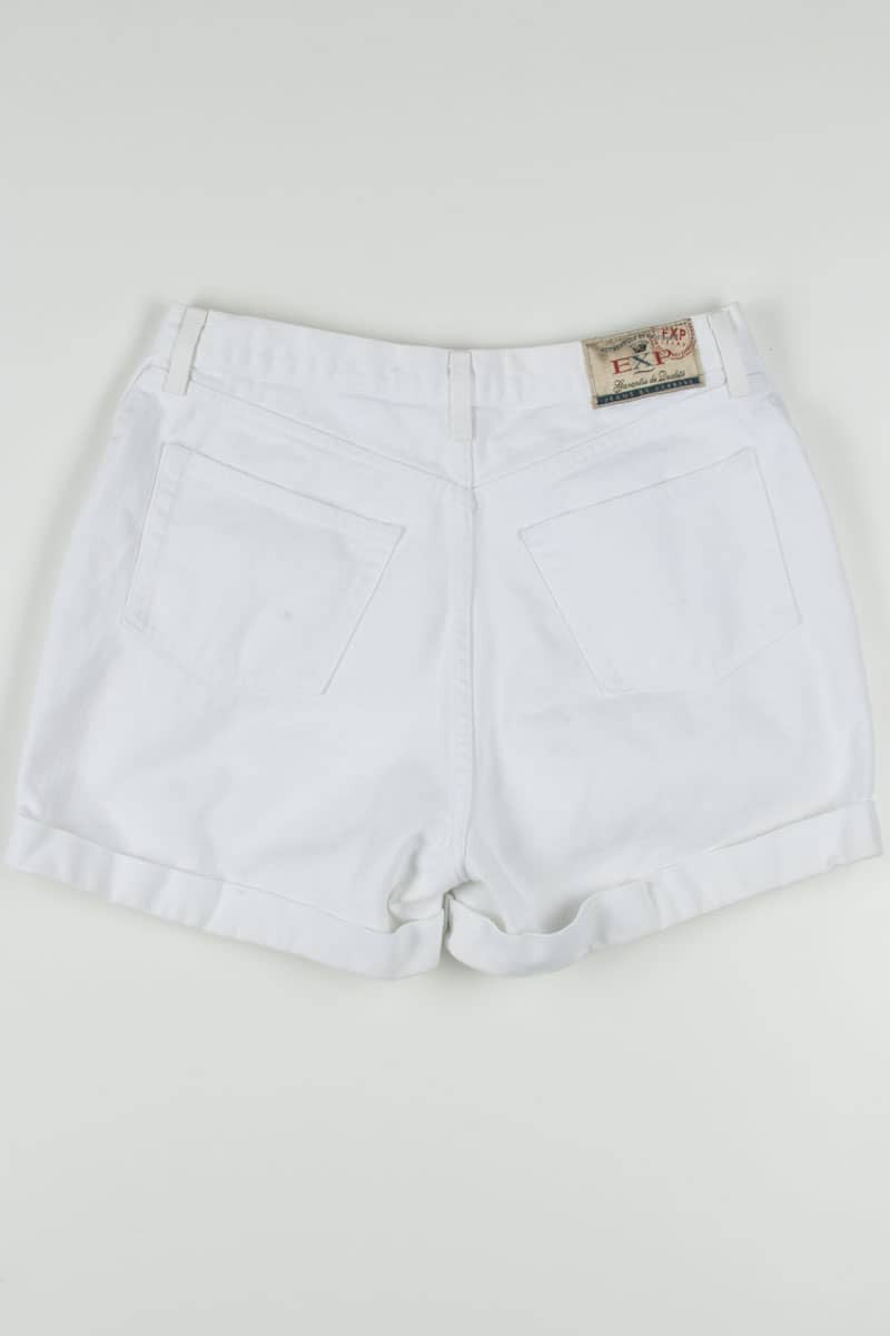 Women's Vintage White Denim Shorts 326 (sz. 13/14)